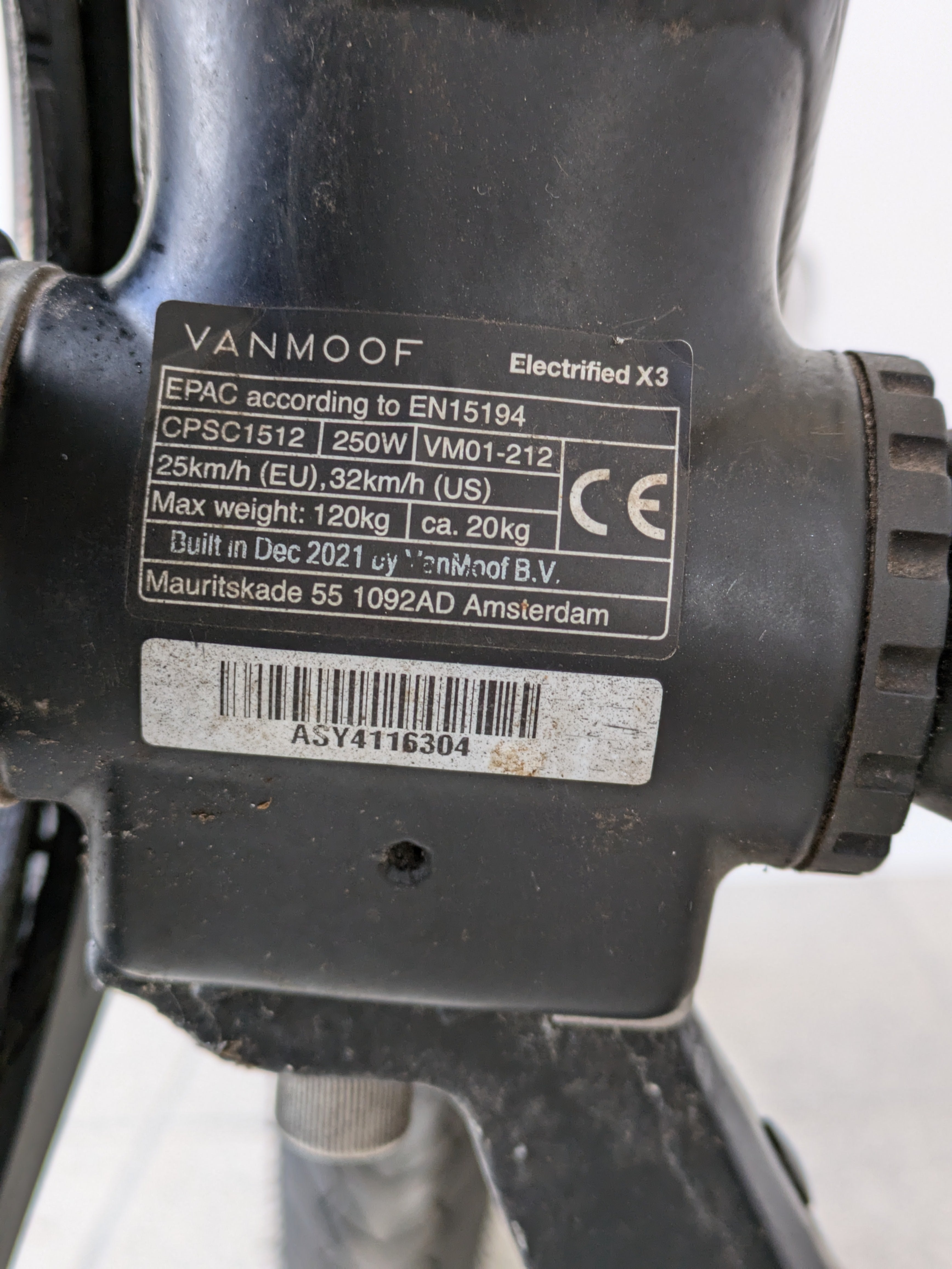 Vanmoof X3 with AppleFindMy Refurbished ASY4116304
